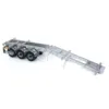 1/14 RC Metal Frame Trailer 3-axle Trailers for Remote Control Tractor Truck Dumper Tipper Car DIY Mode 40 Feet Container Toy 3