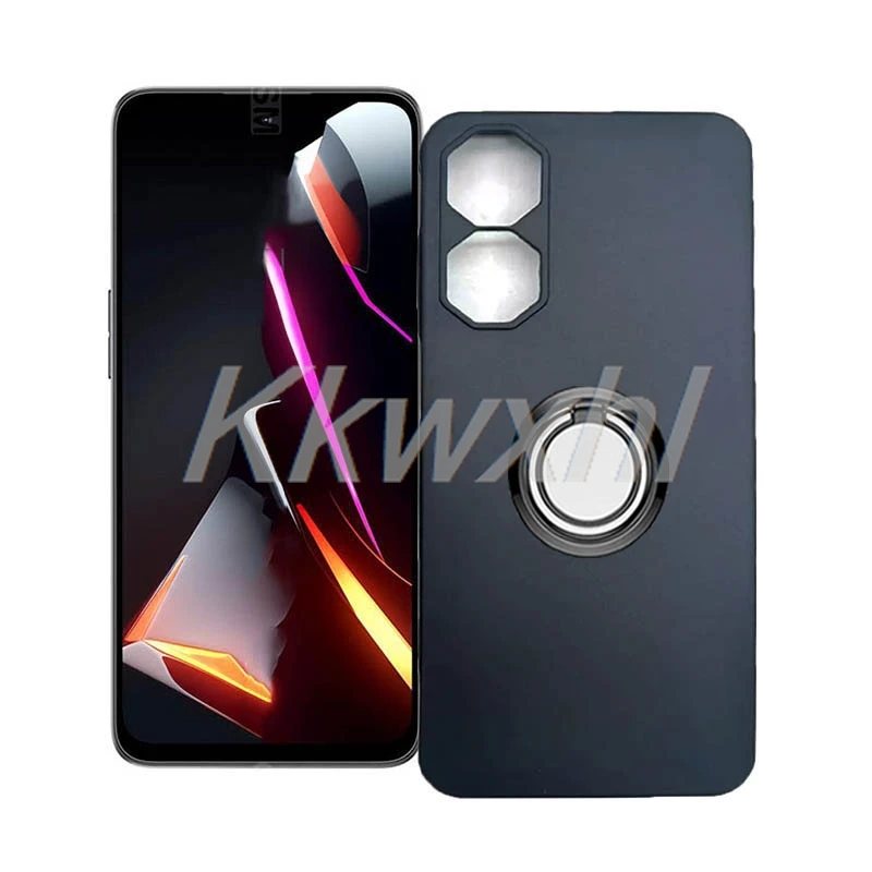 Enhanced Shockproof Phone Case with Back Ring Holder Bracket, 6.72