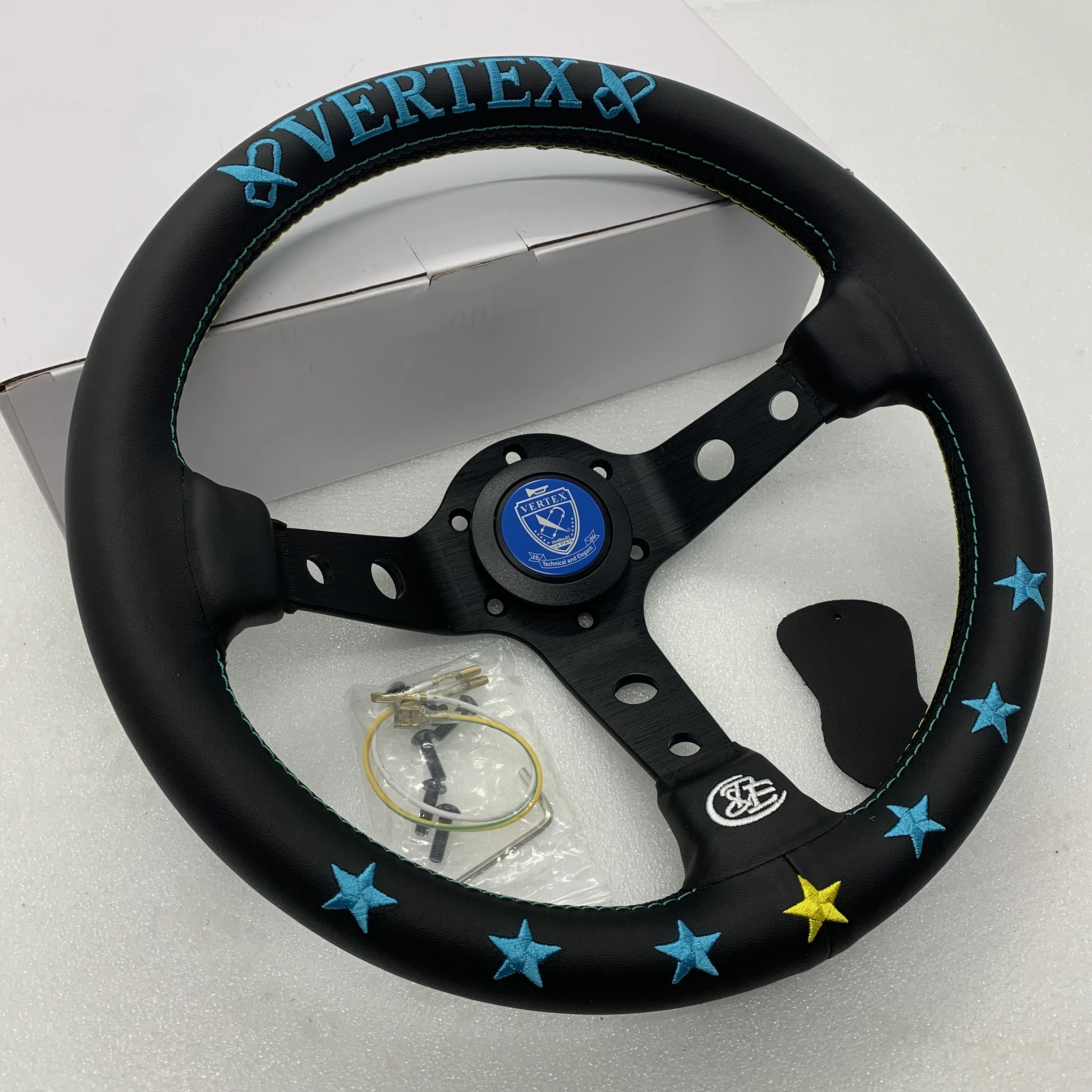 

Custom universal JDM VERTEX Sports steering wheel pc simulator Global limit wheel High performance car acesssories