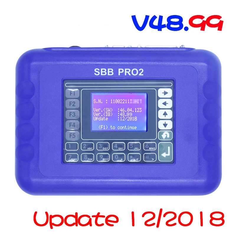 

Программатор ключей Sbb Pro2 V48.99, обновленный до 12/2018