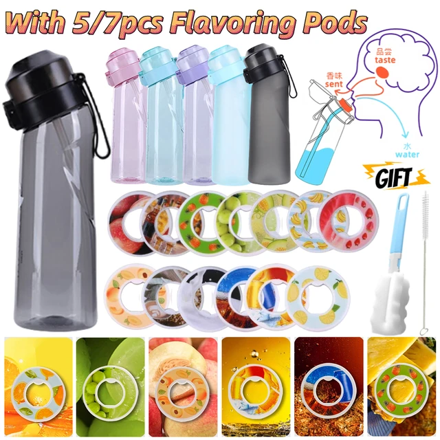 Air Up Flavored Water Bottle Scent Water Cup Sports Water Bottle For  Outdoor Fitness Fashion Water Cup With Straw Flavor Pods - AliExpress