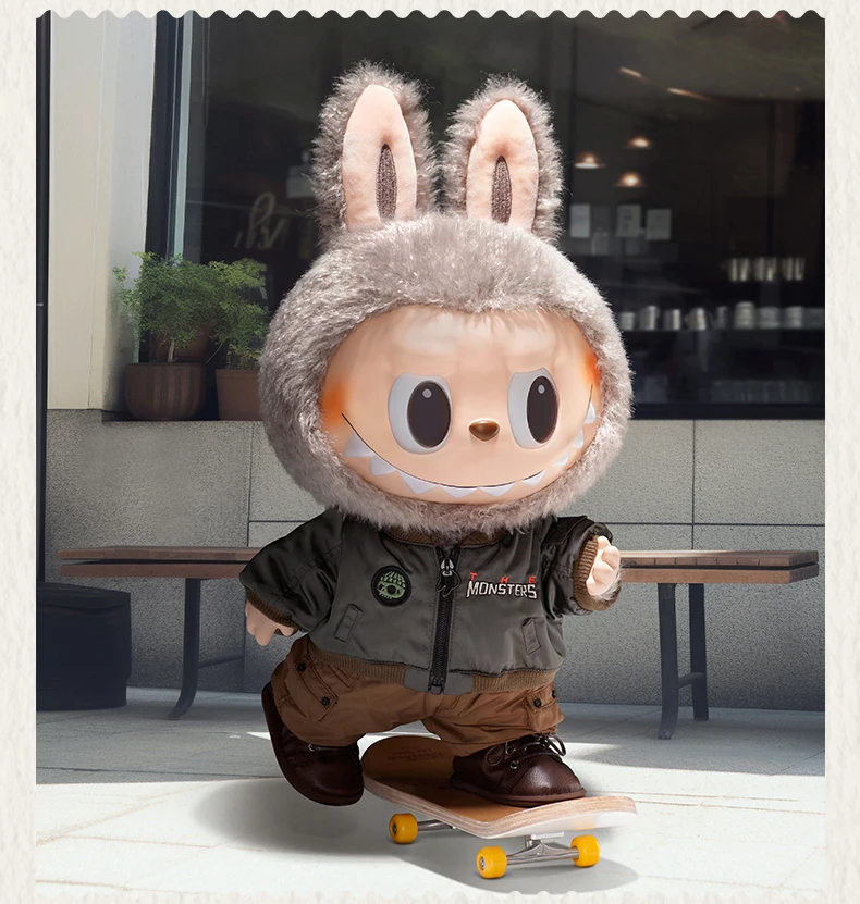 POPMART JUMP FOR JOY MONSTERS LABUBU ラブブ THE MONSTERS-JUMP FOR JOY Vinyl Plush Doll - POP MART (Luxembourg)