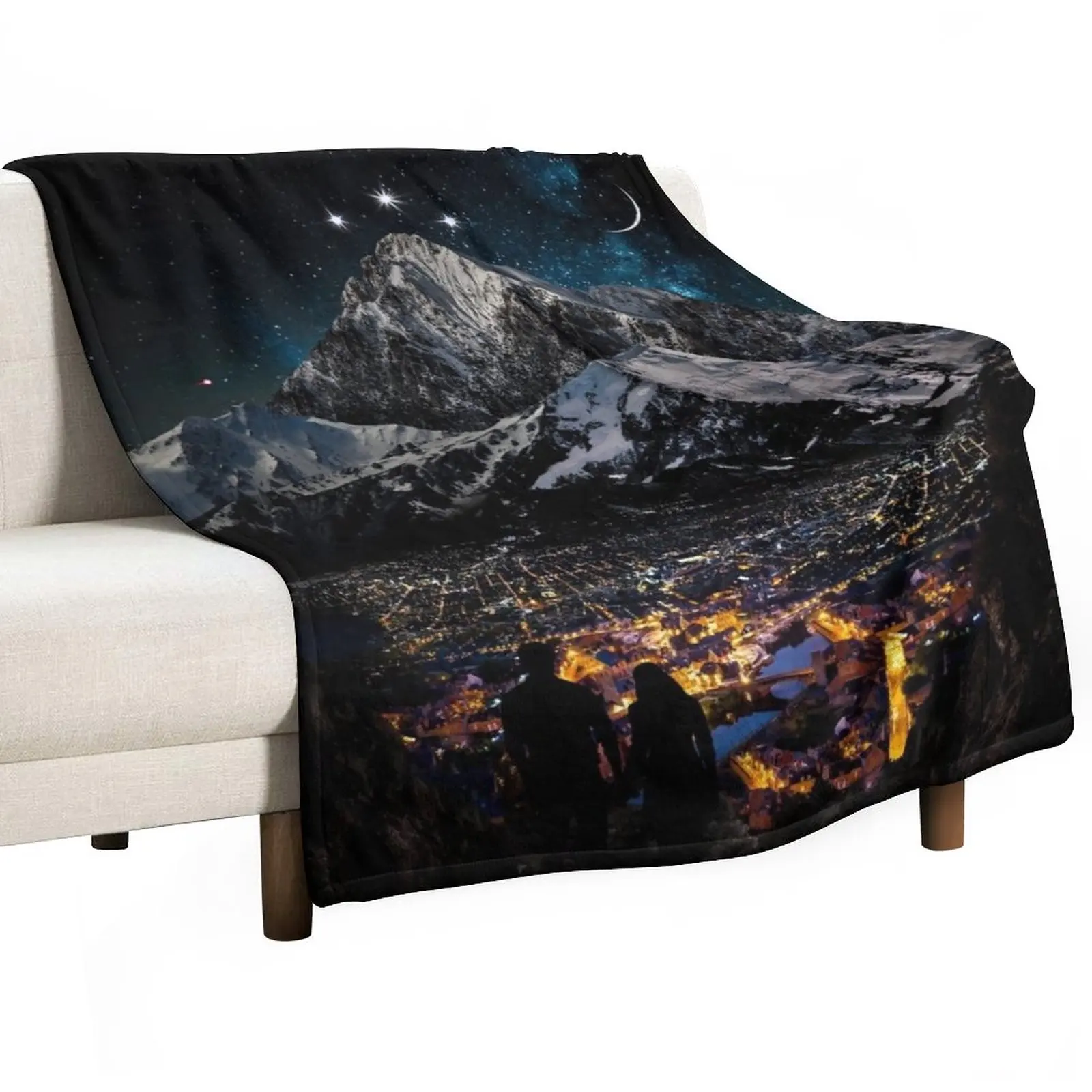 

Velaris - City of Starlight, Court of Dreams WITH TEXT Throw Blanket Decorative Throw Blanket Thin Blanket Blanket Luxury