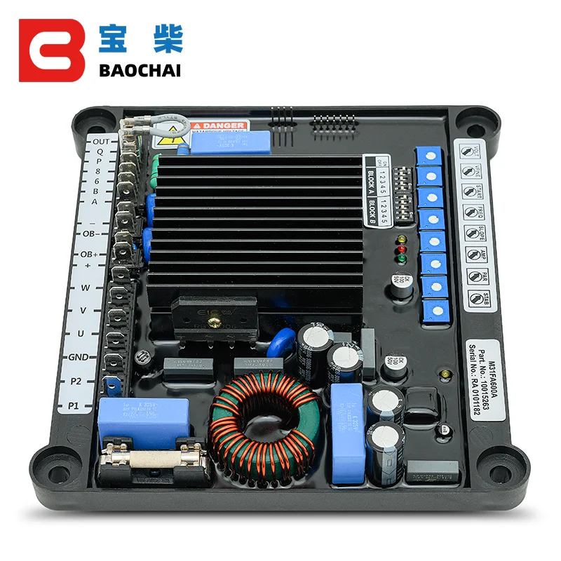 M31FA600A 발전기 안정기 AVR Marelli 발전기 MEC-20용 자동 전압 조정기