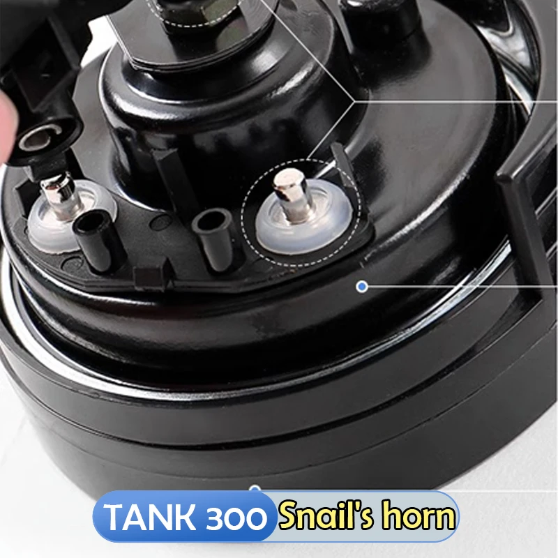 For Tank 300 snail horn car head waterproof whistle high and low frequency dual-frequency horn special modification accessories