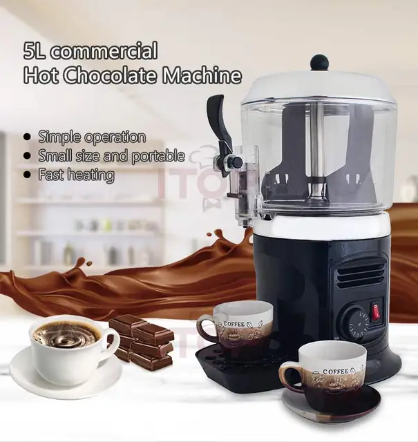 5L Hot Chocolate Machine Commercial Drinking Chocolate Dispenser