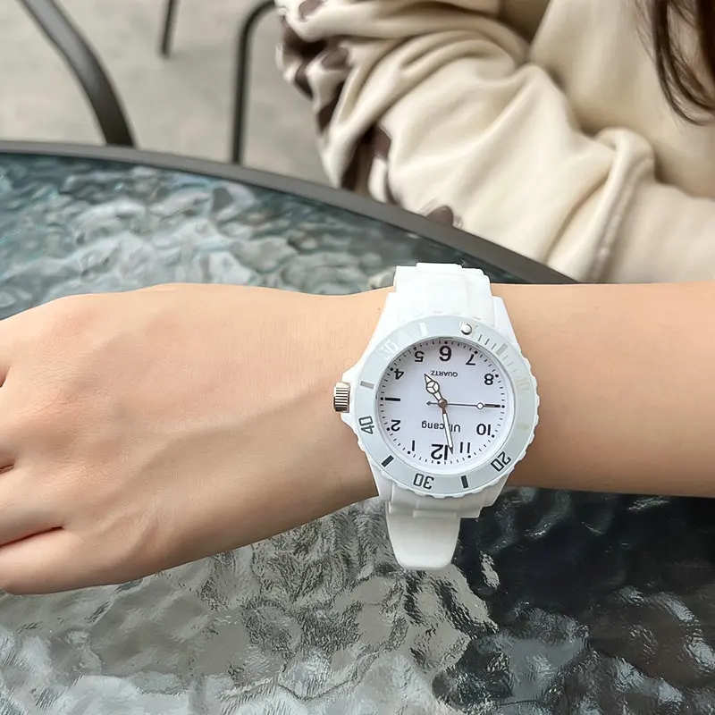 Women Men Candy Color Couple Watch Luxury Silicone Digital Quartz Sport Watches Electronic Clock Wristwatch Girls Clock relogios 3
