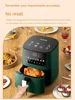 Intelligent air fryer 7L 8L9L automatic large capacity oil-free household multi360°  baking LED touch screen fryeroven 4