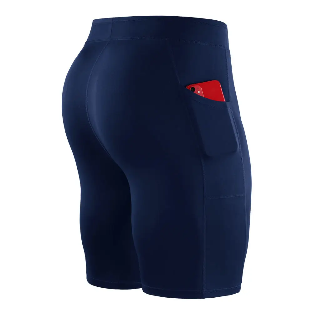 Men Student Basketball Sets Sport Gym QUICK-DRY Workout Board Shorts + Tights For Male Soccer Exercise Hiking Running Fitness 01