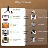 Portable Wireless Espresso Coffee Maker Electric Coffee Machine 19Bar Automatic Heating Fit Nespresso Capsule Pods Ground Coffee 5