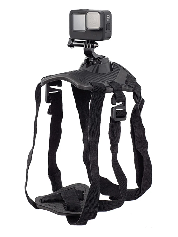 Dog Harness Chest Strap Mount Base Holder For GoPro Hero 13 12 11 10 9 8 SJCAM Insta360 AKASO DJI Osmo Action Camera Accessories