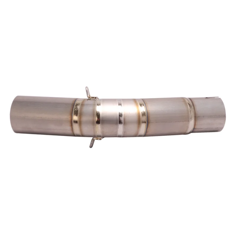 Slip On Motorcycle Exhaust Mid Connect Tube Middle Link Pipe Titanium Alloy For Triumph Daytona 675R 2013-2017 - Image 3