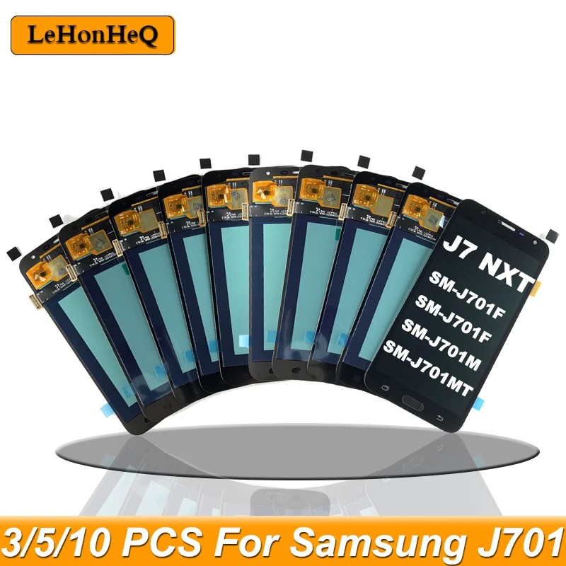 ЖК-дисплей OLED для Samsung Galaxy J7 Neo J701 J701F J701M J701MT дисплей с сенсорным экраном в сборе