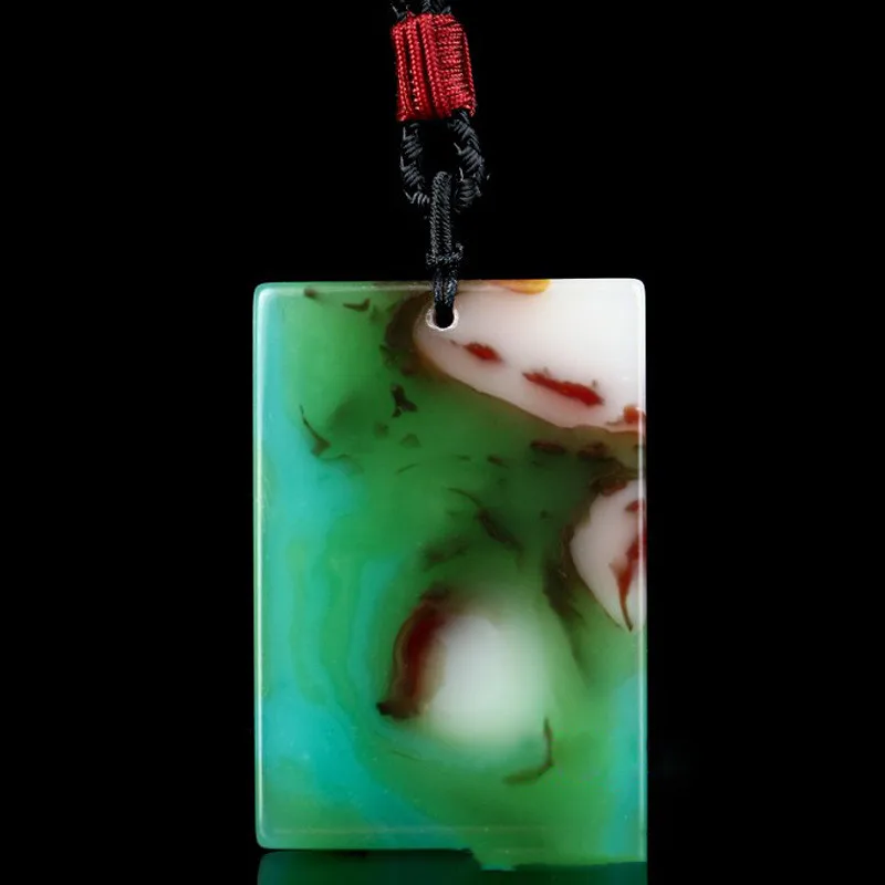 

Синьцзян Гоби красочный нефрит пин-Ань безвредный кулон для мужчин и женщин, безвредный художественный дизайн кулон