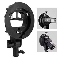 S Type Bracket for Bowens Mount Holder S Type Bracket Holder for Speedlite Flash Snoot Softbox Beauty Dish Reflector Umbrella 3