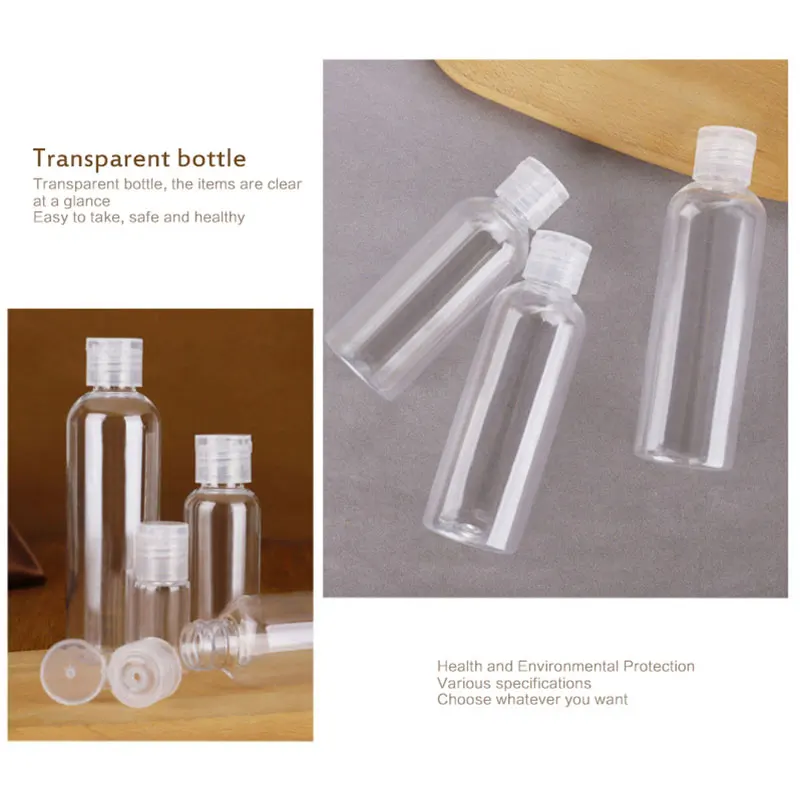 Refillable Transparent Empty Bottle Plastic