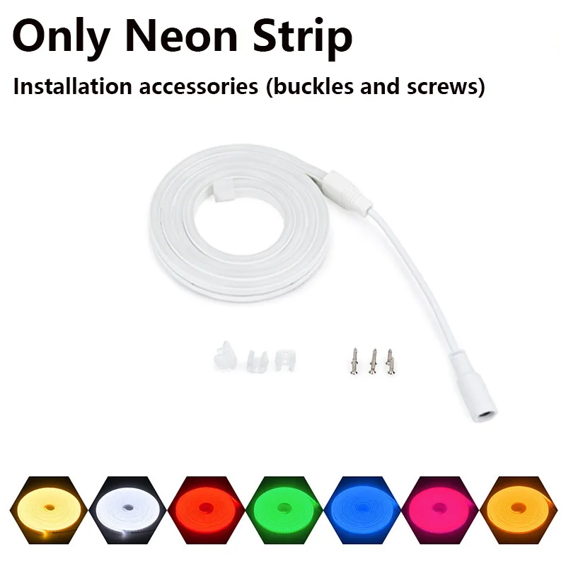 DC12V LED Strip Light 2835SMD 120Led/m Flexible Waterproof IP65 Neon Light Tape With Touch Dimmer switch For Home Decor lighting sticky led lights LED Strips