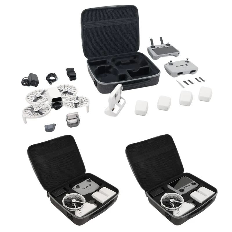 Protective Travel Case for Flip Drones Fly More Combos All in Carrying Case Waterproof EVA Storage Bag D2RC