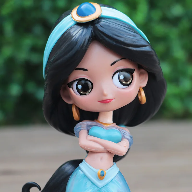 Disney Aladdin and The Magic Lamp Movie Action Characters Jasmine Q Posket Anime Peripheral Character Model Collectibles Toys