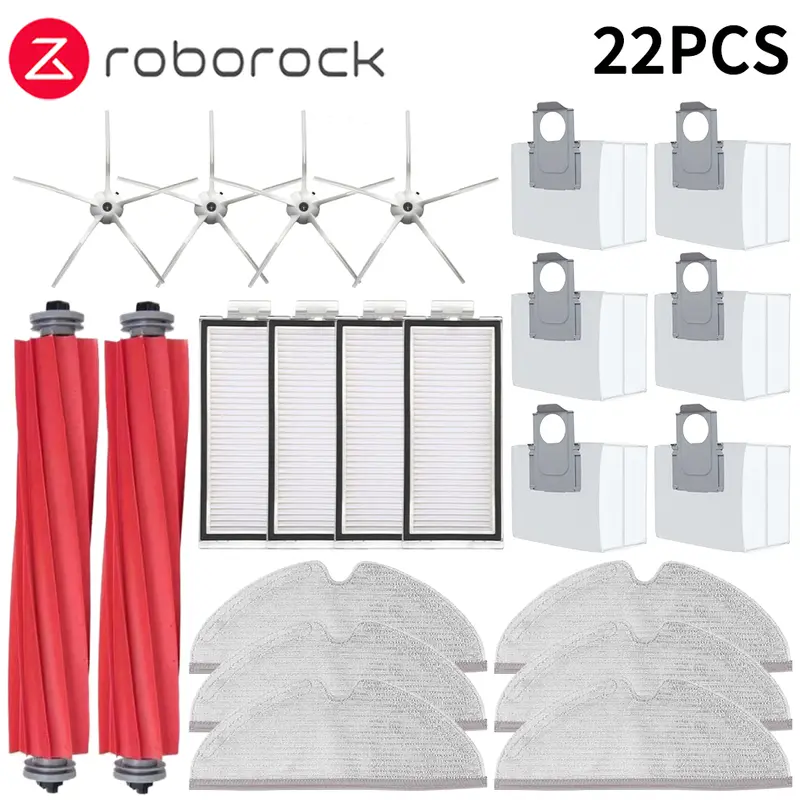 Roborock Q7 Max / Q7 Max+ / Q7 Plus / T8 Hepa Filter Robot Vacuum Cleaner Spare Parts Main Side Brush Mop Cloth Dust Bag - Image 20