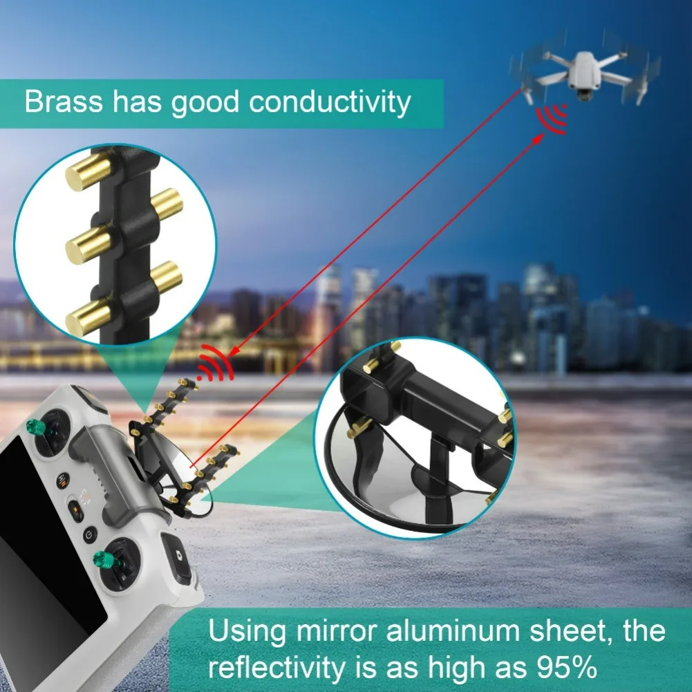RC 원격 제어 범위 부스터 신호 증폭기 DJI RC 스크린 제어용 익스텐더 안테나 Mini 3 /Mini 3 Pro Drone 액세서리