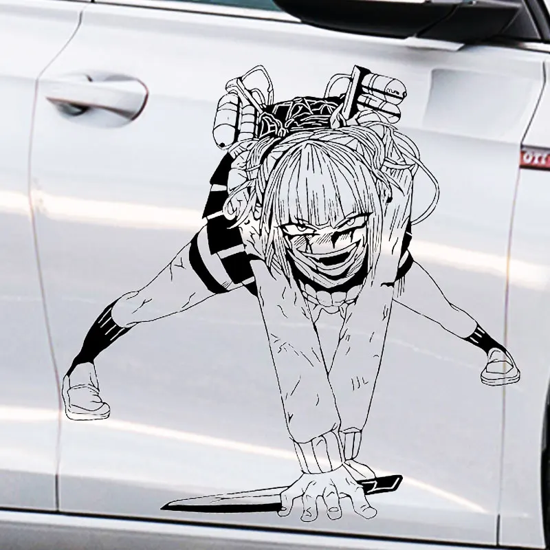Amazoncom Car Body Sticker Anime Car Sticker Large Sticker On Both  Sides of The Bodyfor Demon Slayer Nezuko ScratchResistant Car Sticker for  Universal Car1pcs