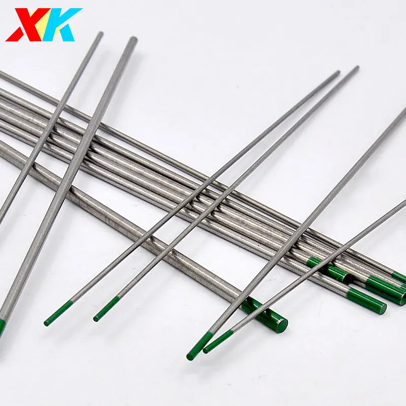 Green Head Tungsten Electrode Suitable for Welding of Aluminum/Aluminum Alloy/Magnesium Welding Consumables TIG Rods WP 1.6 2.4