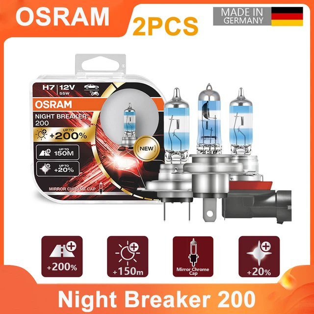 OSRAM Night Breaker H4 Head Lamp Bulb H4 60/55w x1 Designed For Motorcycles