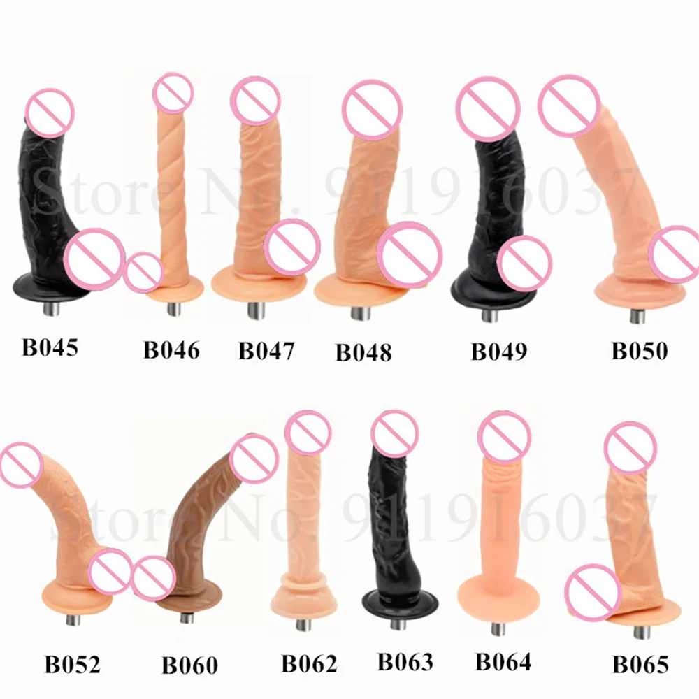 Electric Dildo Machine Attachments Male Penis 3XLR Metal Nozzles Dildo Vibrator Adapters Massage Gun Anal Plug-sex toy