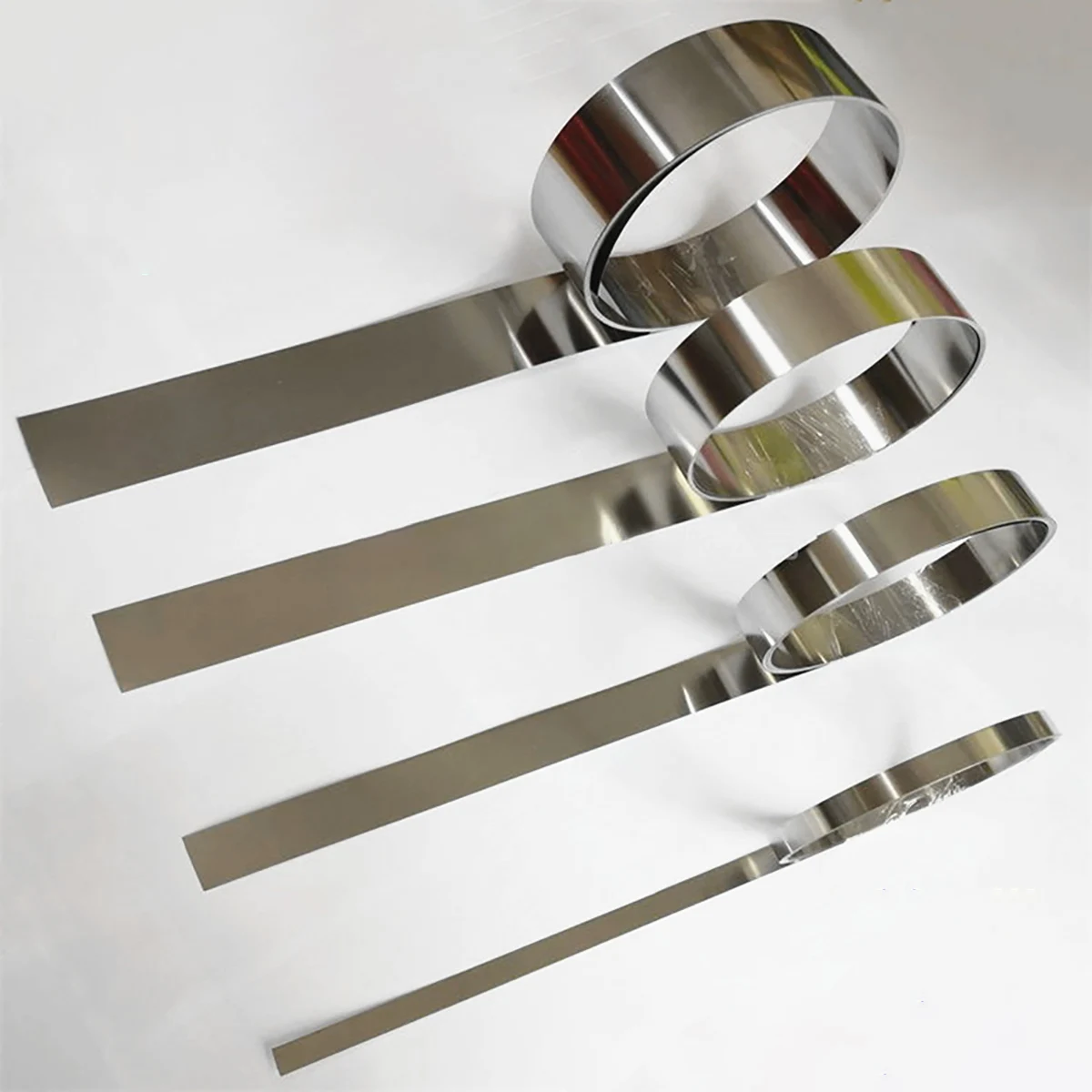 Rouleau Feuille Acier Inoxydable 304 Épais 0.8mm - Bande Métallique 30mm X 3000mm Pour DIY Et Usage Industriel