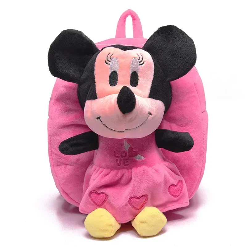 Cartoon cute children schoolbag kindergarten small class baby backpack kt cat Mickey 1-3 years old plush backpack 4