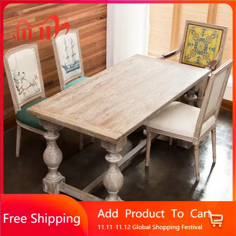 

Coffee outdoor Dining Tables Wooden Conference Center Balcony Dining Tables Living Room Wall Island Mesa De Jantar Furnitures