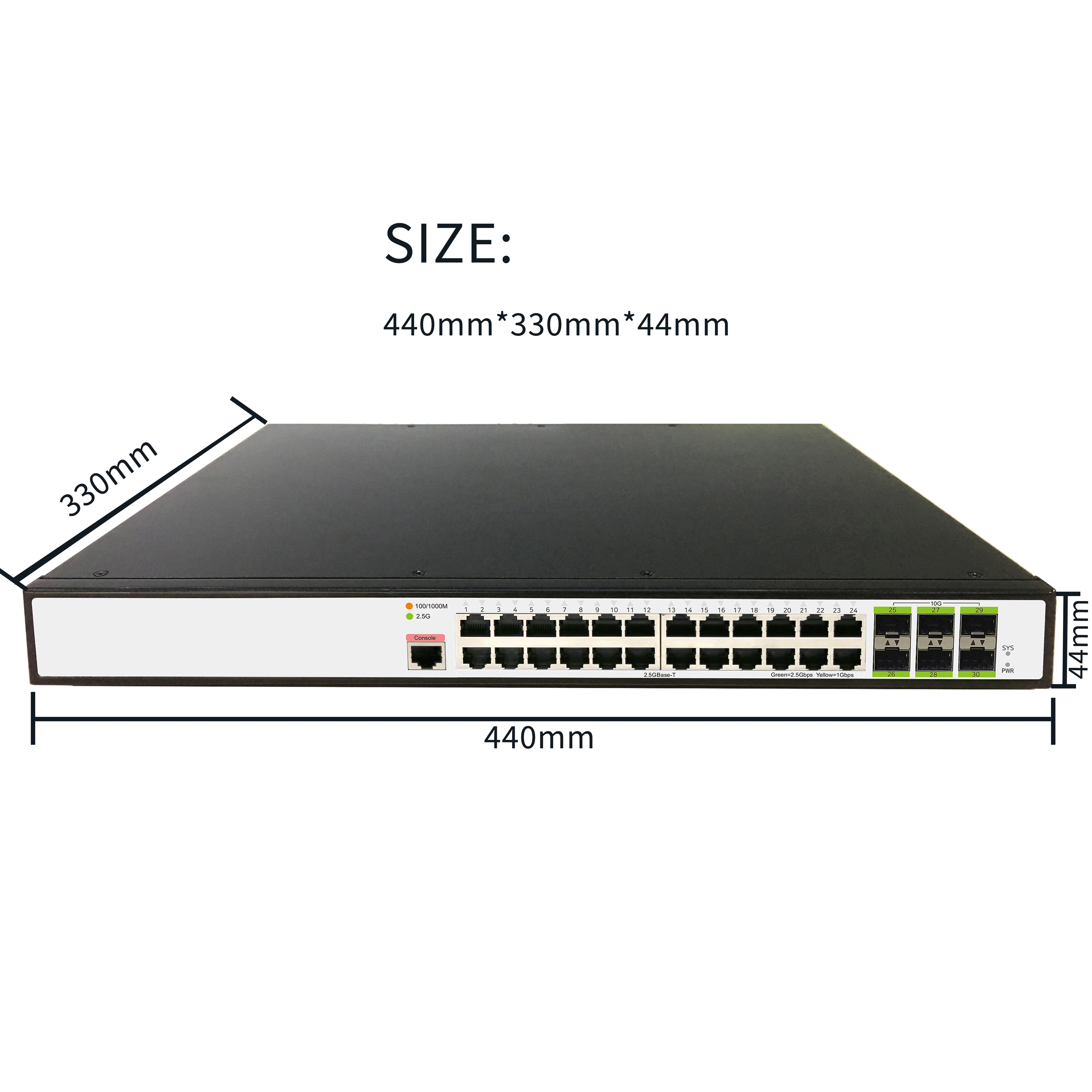 Managed 6 and 10 Port 10Gigabit Ethernet Switch