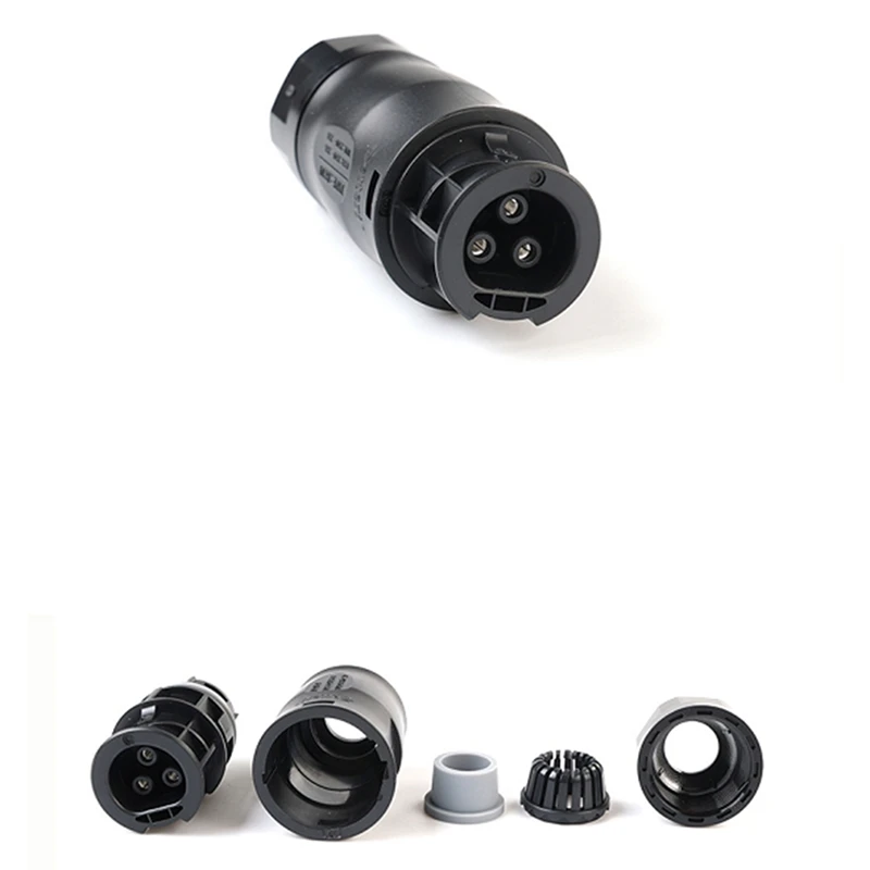 

1 комплект IP68 Солнечный PV разъем 4000 в 25 А для панели системы солнечных батарей Комплект параллельной защиты