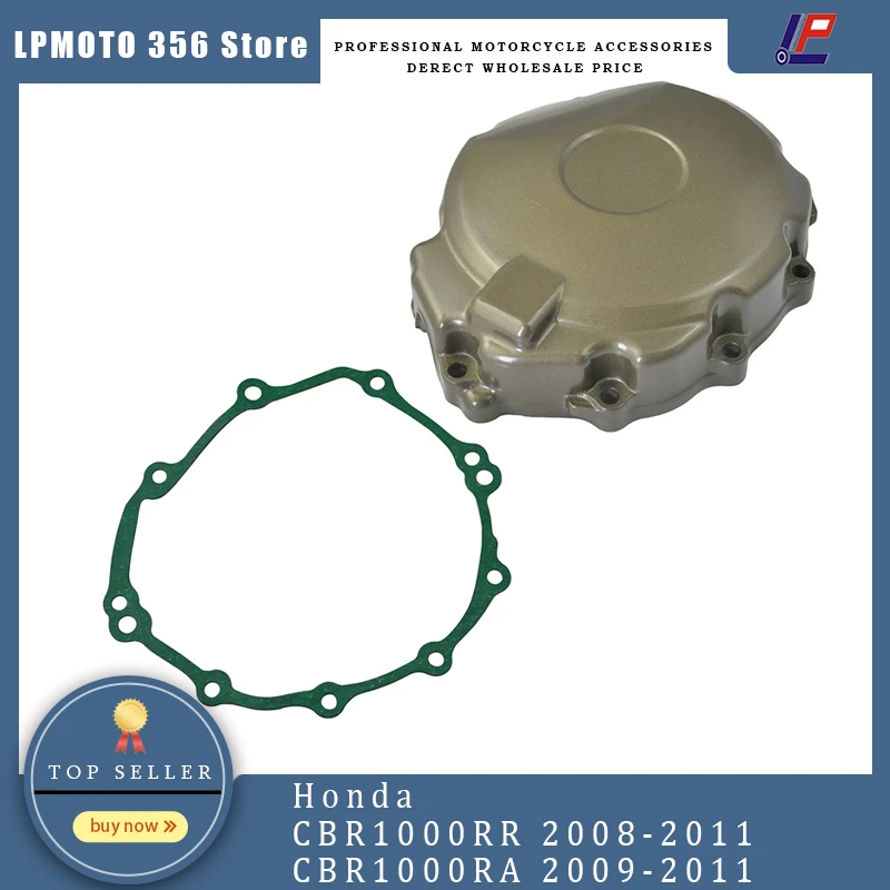 Aftermarket Engine Crankcase Covers Stator Cover with Gasket For Honda