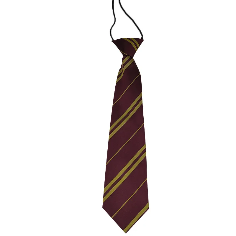 Magic School Tie Children Tie Wizarding Academy Harris Cosplay Stripe Necktie Party Cosplay Magic School Costume Accessories Prop Halloween