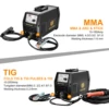 HZXVOGEN TIG Cold Welding Machine ARC/MMA HBT2000P 200A Pulse 1-900ms Adjustment TIG HF TIG Spot TIG  Stick Welder Soldadora TIG 4