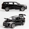 1/32 Toyota Highlander SUV Sport Toy Car Diecast Metal Alloy Miniature JKM Sound & Light Collection Model Gift for Boy Children 5