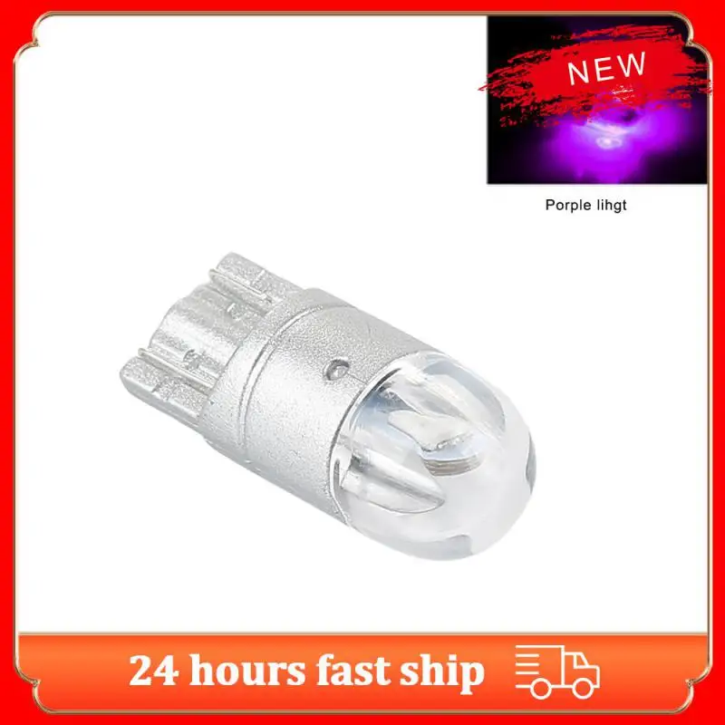 8Pcs T10 LED W 5W CANBUS interior lighting glass base light bulb 12V 8000K  white