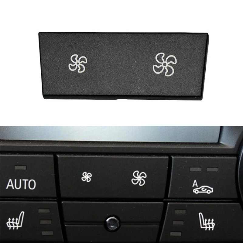 Couvercle De Vent De Climatisation Intérieure De Voiture, Capuchon De Volume AC, Bouton De Ventilateur Pour BMW Série 3 E90 E92 E93 E87 X1 E84 X3 F25