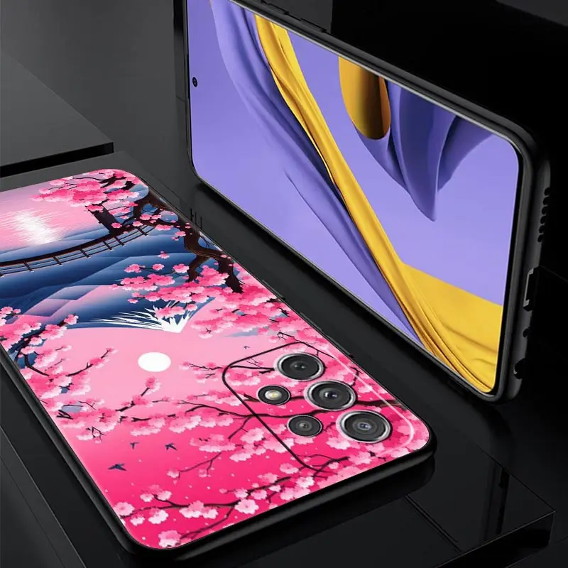 Pink Spring Cherry Blossoms Phone Case Cover