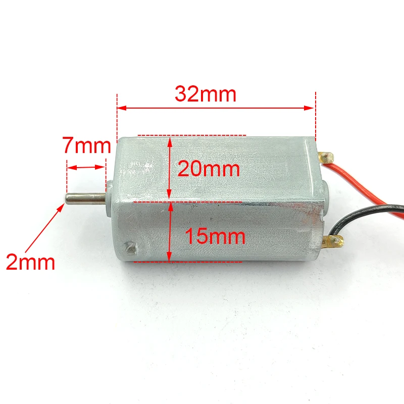 Moteur DC FK-180SH 12-24VDC 11000RPM - Grand Couple, Pour Voiture Jouet Et Projets DIY