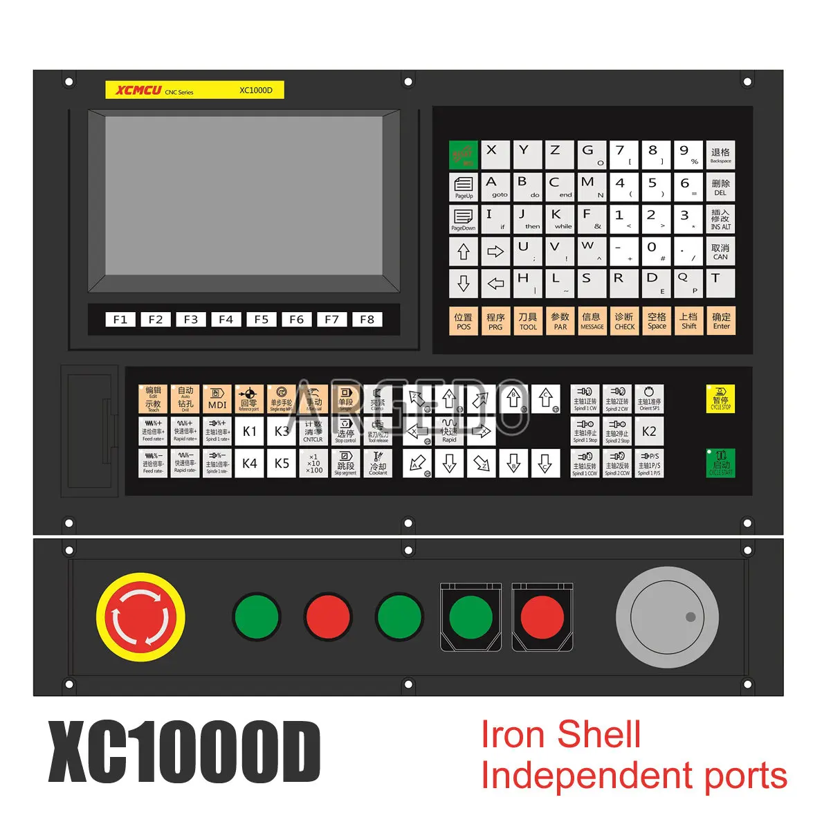 XCMCU XC1000D 3 6 Axis USB CNC Control System Controller Support FANUC xcmcu-xc1000d-3-6-axis-usb-cnc-control-system-controller-support-fanuc