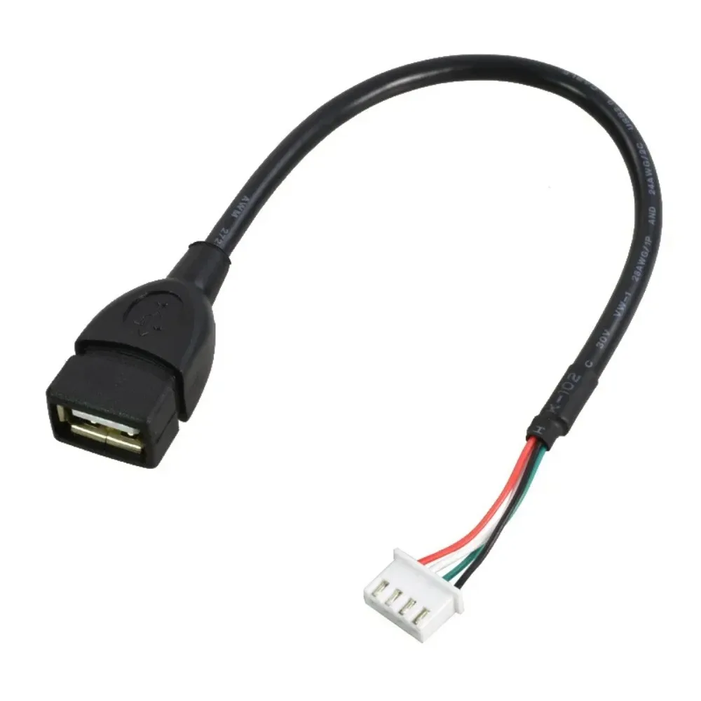 30cm USB A 암 커넥터 - 4핀 XH2.54 PH2.0 MX1.25 듀퐁 커넥터 케이블 USB-4P 어댑터 와이어 DIY 전자 프로젝트용