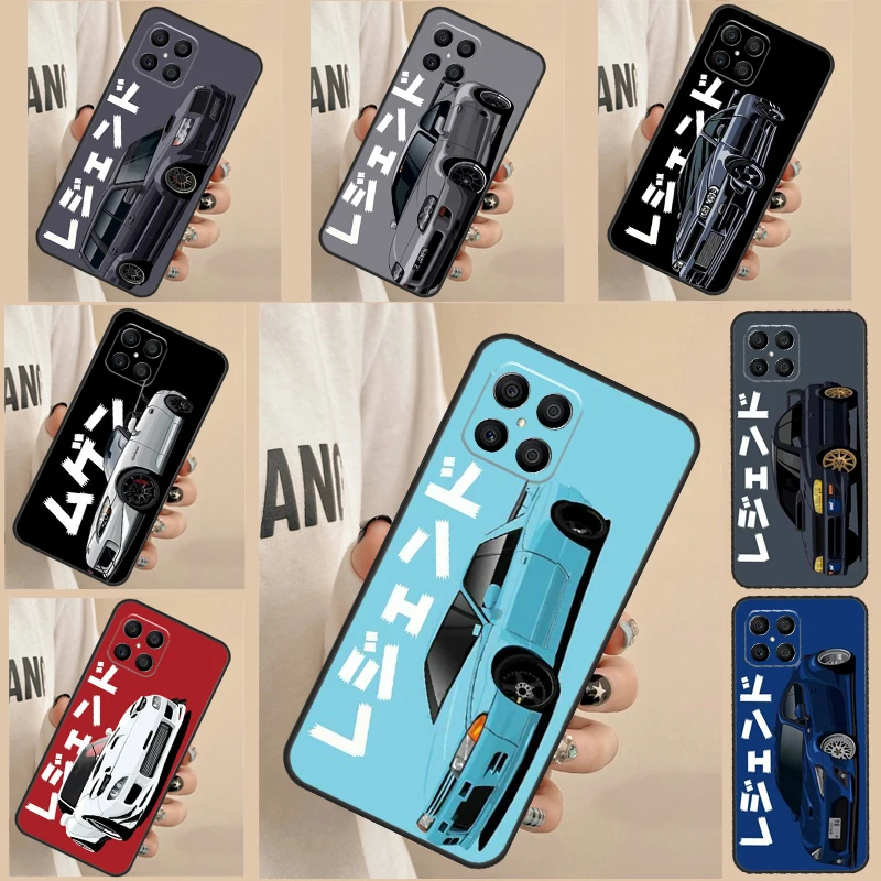 Custodia Per Telefono Per Auto Sportiva Tokyo Jdm Drift Per Nubia Red Magic 6 Pro 7 Pro 8 Pro 8S Pro Plus 5S 6S 7S 6R 5G Cover Posteriore