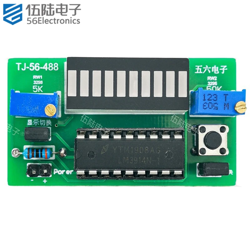 LED Battery Indicator Light DIY Kit 2.4V~20V Welding and Soldering Spare Parts Electronic Components electronic kit