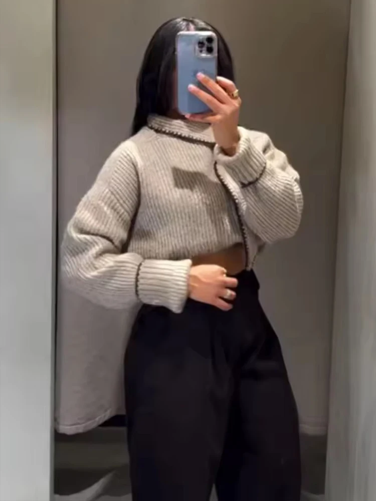 Women's Knitted Pullover Women Fashion Long Sleeve Bow Sweater 2025 New Casual Loose Streetwear Knitwear Tops ﻿ ﻿