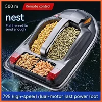 Voice Remote Control Automatic Bait Feeding Rc Fishing Boats Fish Detector 500m 3 Compartments 4kg Intelligent Cruise Control 1