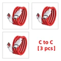 C to C cable  3 pcs