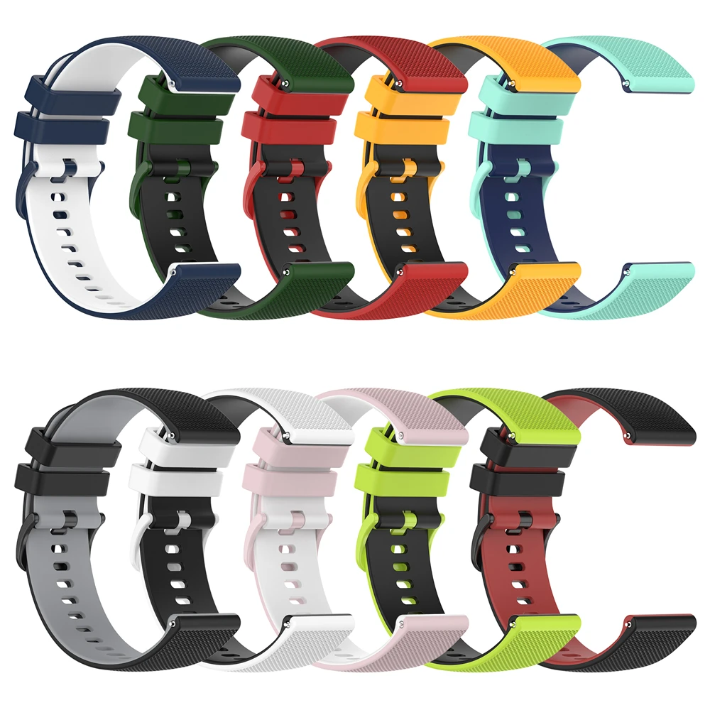 Premium Silicone Replacement Strap for Smartwatches – Versatile 22mm/20mm Band for Ultimate Comfort and Style